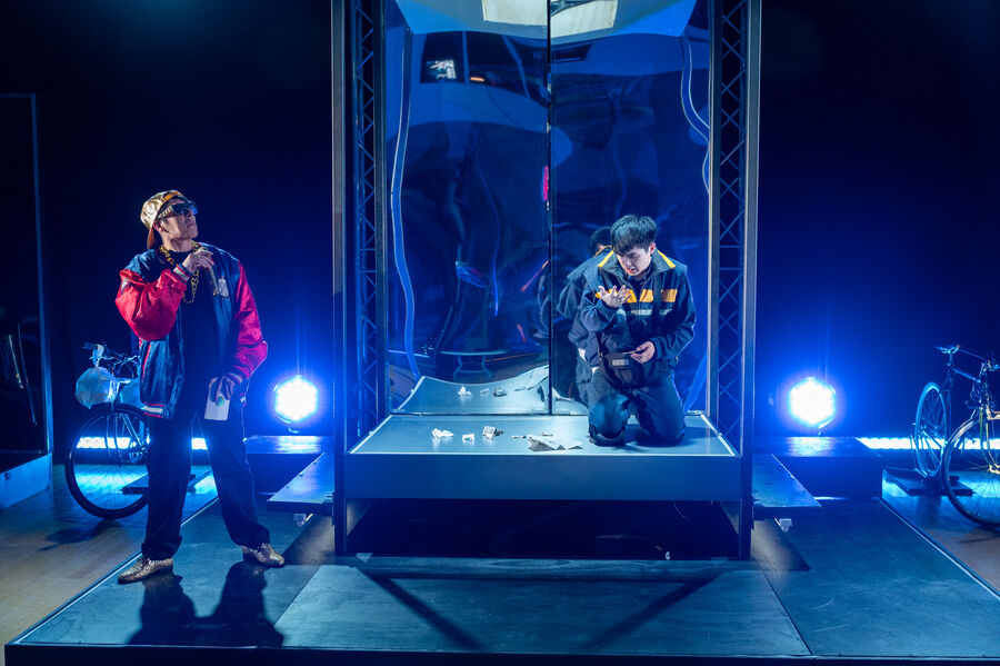 Christian García-Roque as Marco in Stuck Elevator